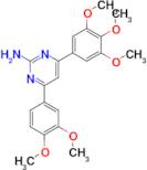 4-(3,4-dimethoxyphenyl)-6-(3,4,5-trimethoxyphenyl)pyrimidin-2-amine