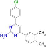 4-(4-chlorophenyl)-6-(3,4-dimethylphenyl)pyrimidin-2-amine