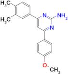 4-(3,4-dimethylphenyl)-6-(4-methoxyphenyl)pyrimidin-2-amine