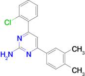 4-(2-chlorophenyl)-6-(3,4-dimethylphenyl)pyrimidin-2-amine