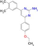 4-(3,4-dimethylphenyl)-6-(4-ethoxyphenyl)pyrimidin-2-amine