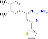 4-(3,4-dimethylphenyl)-6-(thiophen-2-yl)pyrimidin-2-amine