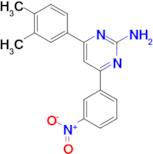 4-(3,4-dimethylphenyl)-6-(3-nitrophenyl)pyrimidin-2-amine