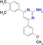 4-(3,4-dimethylphenyl)-6-(3-methoxyphenyl)pyrimidin-2-amine