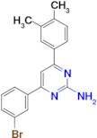 4-(3-bromophenyl)-6-(3,4-dimethylphenyl)pyrimidin-2-amine