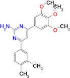 4-(3,4-dimethylphenyl)-6-(3,4,5-trimethoxyphenyl)pyrimidin-2-amine