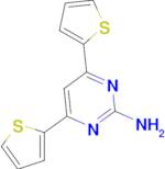 4,6-bis(thiophen-2-yl)pyrimidin-2-amine