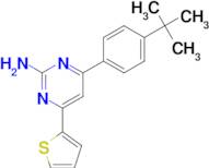 4-(4-tert-butylphenyl)-6-(thiophen-2-yl)pyrimidin-2-amine