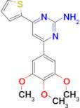 4-(thiophen-2-yl)-6-(3,4,5-trimethoxyphenyl)pyrimidin-2-amine