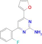 4-(2-fluorophenyl)-6-(furan-2-yl)pyrimidin-2-amine