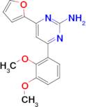 4-(2,3-dimethoxyphenyl)-6-(furan-2-yl)pyrimidin-2-amine