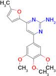 4-(5-methylfuran-2-yl)-6-(3,4,5-trimethoxyphenyl)pyrimidin-2-amine