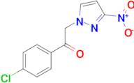 1-(4-chlorophenyl)-2-(3-nitro-1H-pyrazol-1-yl)ethan-1-one