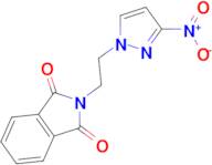 2-[2-(3-nitro-1H-pyrazol-1-yl)ethyl]-2,3-dihydro-1H-isoindole-1,3-dione