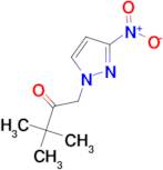 3,3-dimethyl-1-(3-nitro-1H-pyrazol-1-yl)butan-2-one