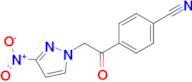 4-[2-(3-nitro-1H-pyrazol-1-yl)acetyl]benzonitrile