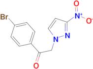 1-(4-bromophenyl)-2-(3-nitro-1H-pyrazol-1-yl)ethan-1-one