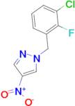 1-[(3-chloro-2-fluorophenyl)methyl]-4-nitro-1H-pyrazole