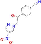 4-[2-(4-nitro-1H-pyrazol-1-yl)acetyl]benzonitrile