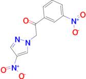 2-(4-nitro-1H-pyrazol-1-yl)-1-(3-nitrophenyl)ethan-1-one