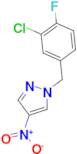 1-[(3-chloro-4-fluorophenyl)methyl]-4-nitro-1H-pyrazole