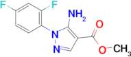 methyl 5-amino-1-(2,4-difluorophenyl)-1H-pyrazole-4-carboxylate