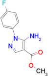 methyl 5-amino-1-(4-fluorophenyl)-1H-pyrazole-4-carboxylate