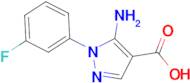 5-amino-1-(3-fluorophenyl)-1H-pyrazole-4-carboxylic acid