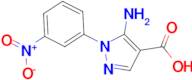 5-amino-1-(3-nitrophenyl)-1H-pyrazole-4-carboxylic acid