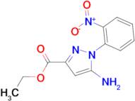 Ethyl 5-amino-1-(2-nitrophenyl)-1H-pyrazole-3-carboxylate