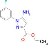 ethyl 5-amino-1-(3-fluorophenyl)-1H-pyrazole-3-carboxylate