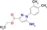 ethyl 5-amino-1-(3,4-dimethylphenyl)-1H-pyrazole-3-carboxylate