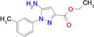 ethyl 5-amino-1-(3-methylphenyl)-1H-pyrazole-3-carboxylate