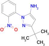 3-tert-butyl-1-(2-nitrophenyl)-1H-pyrazol-5-amine