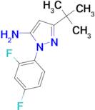 3-tert-butyl-1-(2,4-difluorophenyl)-1H-pyrazol-5-amine