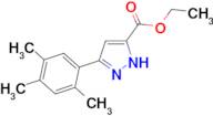 ethyl 5-(2,4,5-trimethylphenyl)-1H-pyrazole-3-carboxylate