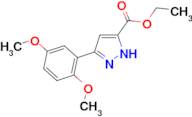 ethyl 5-(2,5-dimethoxyphenyl)-1H-pyrazole-3-carboxylate