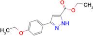 ethyl 5-(4-ethoxyphenyl)-1H-pyrazole-3-carboxylate