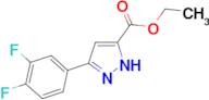 ethyl 5-(3,4-difluorophenyl)-1H-pyrazole-3-carboxylate