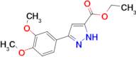 ethyl 5-(3,4-dimethoxyphenyl)-1H-pyrazole-3-carboxylate