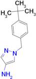 1-[(4-tert-butylphenyl)methyl]-1H-pyrazol-4-amine