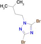 3,5-dibromo-1-(3-methylbutyl)-1H-1,2,4-triazole