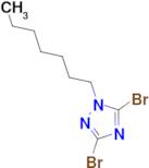 3,5-dibromo-1-heptyl-1H-1,2,4-triazole