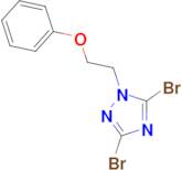 3,5-dibromo-1-(2-phenoxyethyl)-1H-1,2,4-triazole