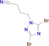 4-(3,5-dibromo-1H-1,2,4-triazol-1-yl)butanenitrile