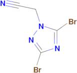 2-(3,5-dibromo-1H-1,2,4-triazol-1-yl)acetonitrile