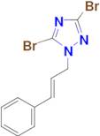 3,5-dibromo-1-[(2E)-3-phenylprop-2-en-1-yl]-1H-1,2,4-triazole