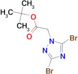 Tert-butyl 2-(3,5-dibromo-1H-1,2,4-triazol-1-yl)acetate