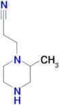 3-(2-methylpiperazin-1-yl)propanenitrile