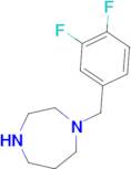 1-[(3,4-difluorophenyl)methyl]-1,4-diazepane